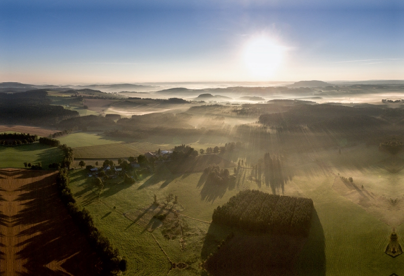 Morgendunst in Elterlein