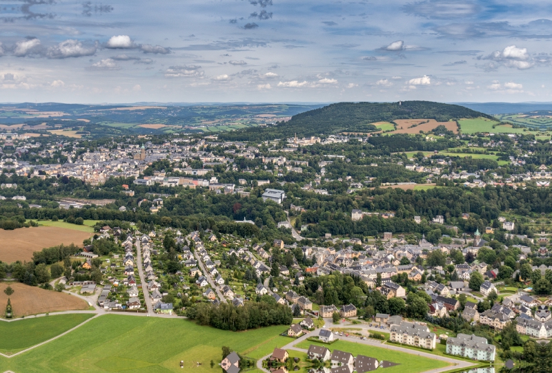 Blick auf Annaberg-Buchholz