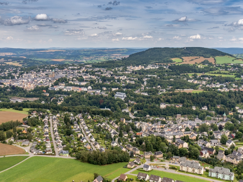 Blick auf Annaberg-Buchholz