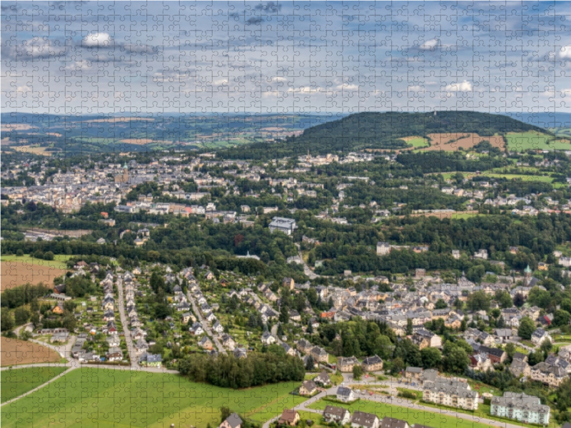 Blick auf Annaberg-Buchholz