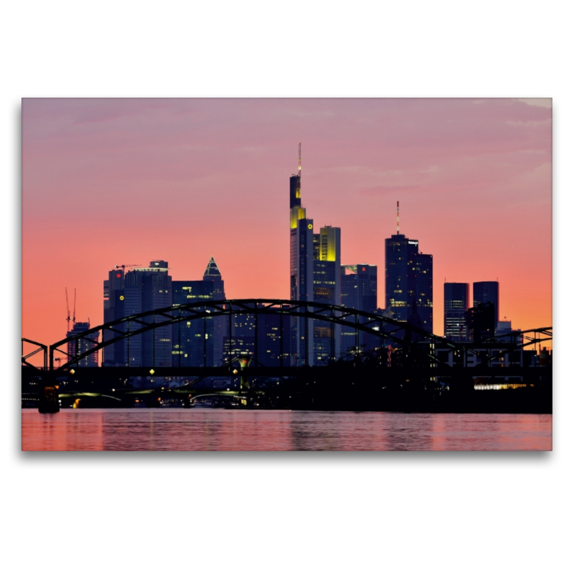 Frankfurt Skyline von der Gerbermühle