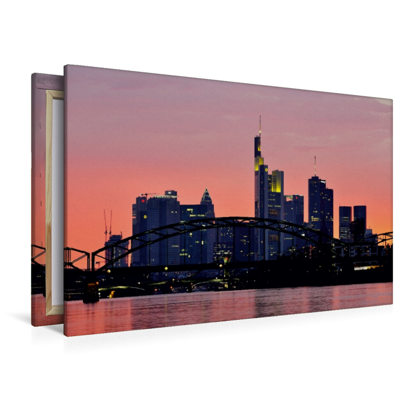 Frankfurt Skyline von der Gerbermühle