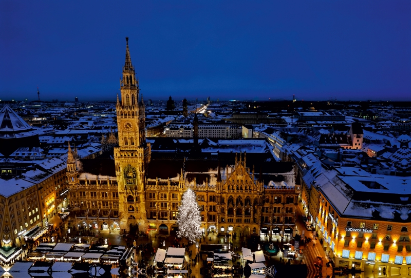 Weihnachtsmarkt am Marienplatz