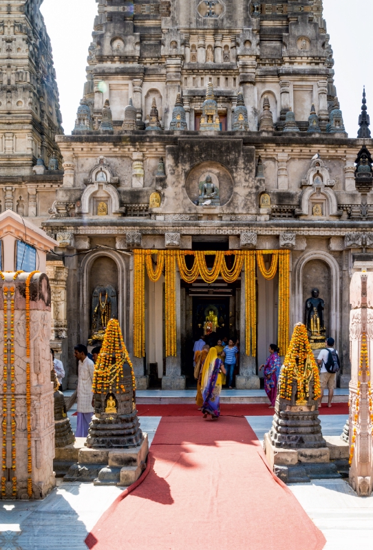 Ein Motiv aus dem Kalender Mahabodhi - der Tempel zu Ehren des Buddha