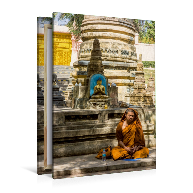 Ein Motiv aus dem Kalender Mahabodhi - der Tempel zu Ehren des Buddha