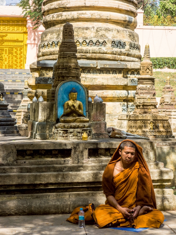 Ein Motiv aus dem Kalender Mahabodhi - der Tempel zu Ehren des Buddha