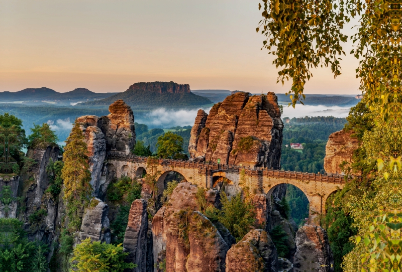 Basteibrücke in der Sächsischen Schweiz