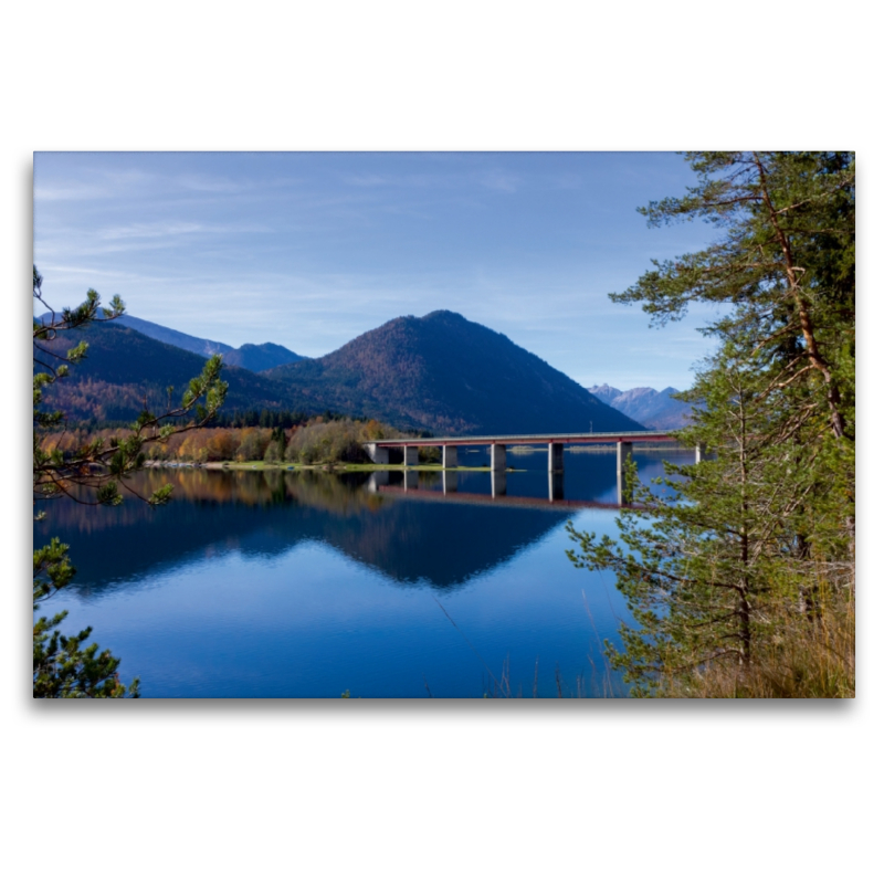 Brücke über den Sylvensteinspeicher/ Bayern