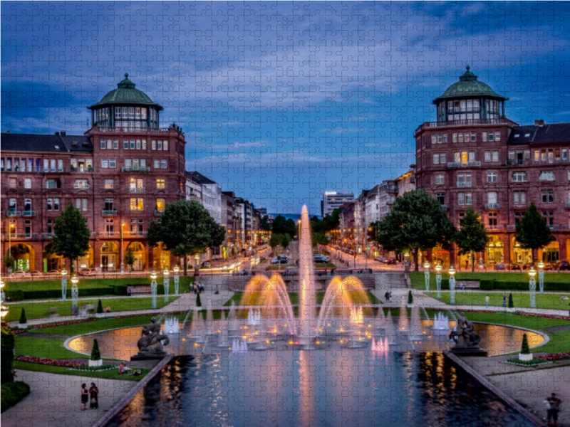 Wasserspiele am Friedrichsplatz