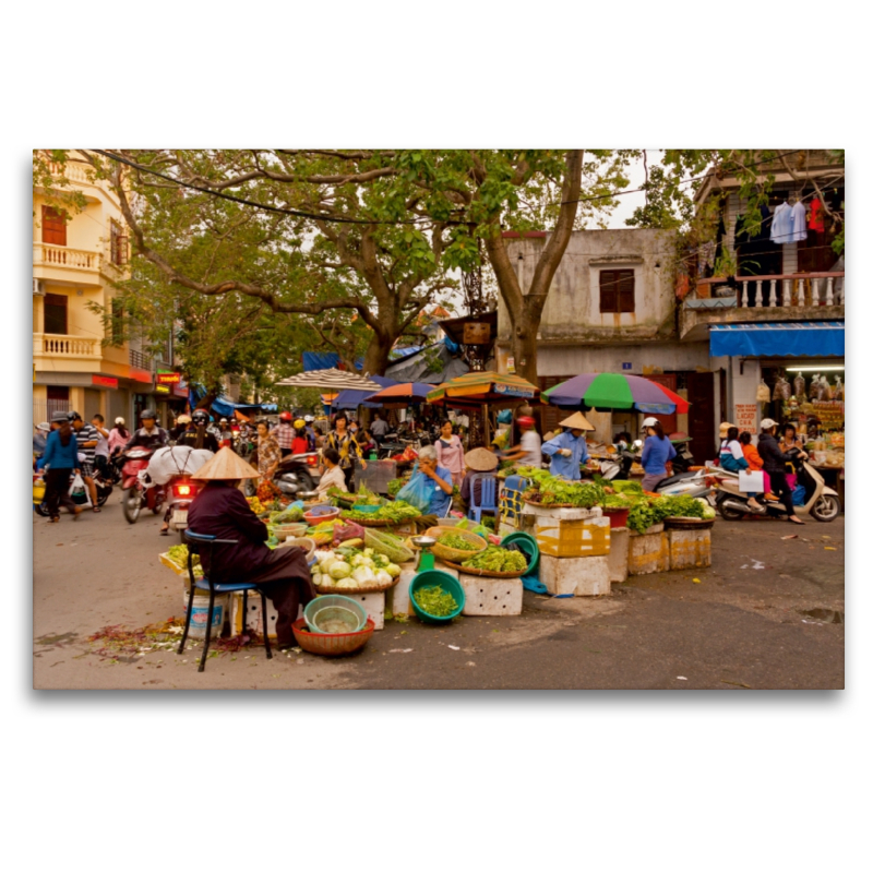 Straßenmarkt in Haiphong