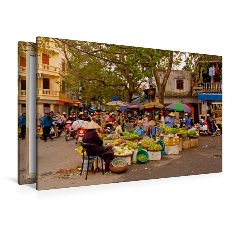 Straßenmarkt in Haiphong