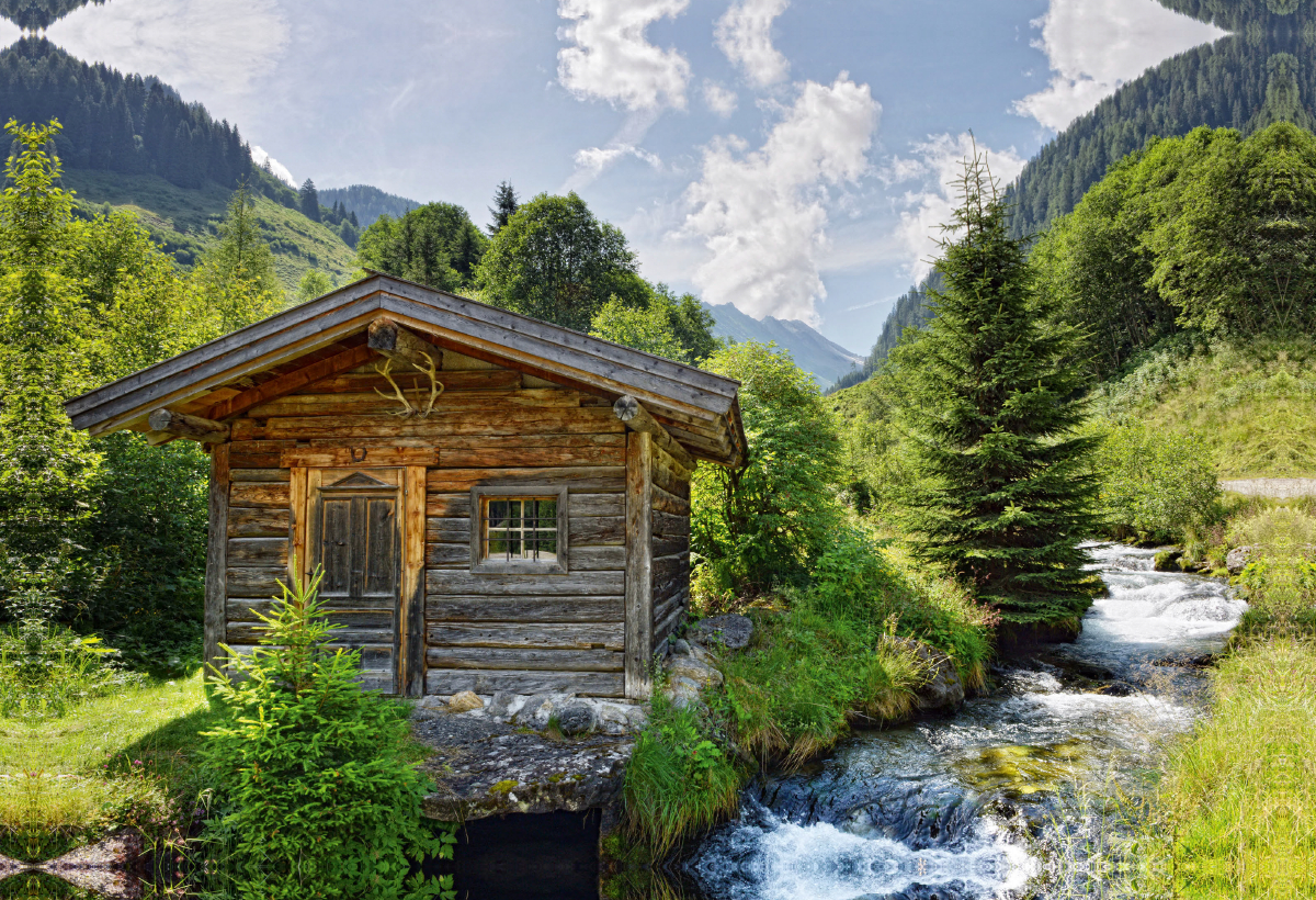 Berglandschaft Schwarzachtal in Tirol