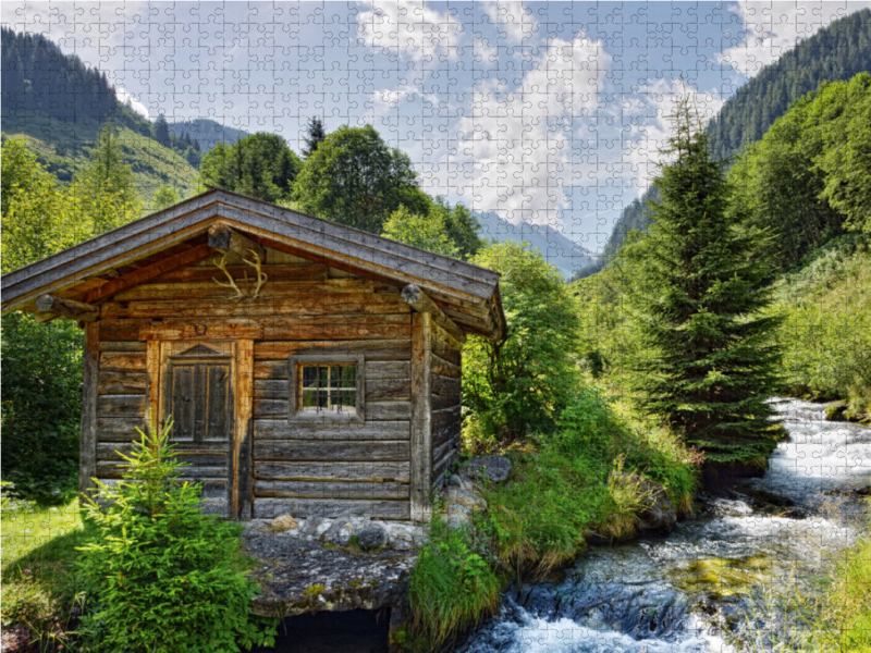 Berglandschaft Schwarzachtal in Tirol