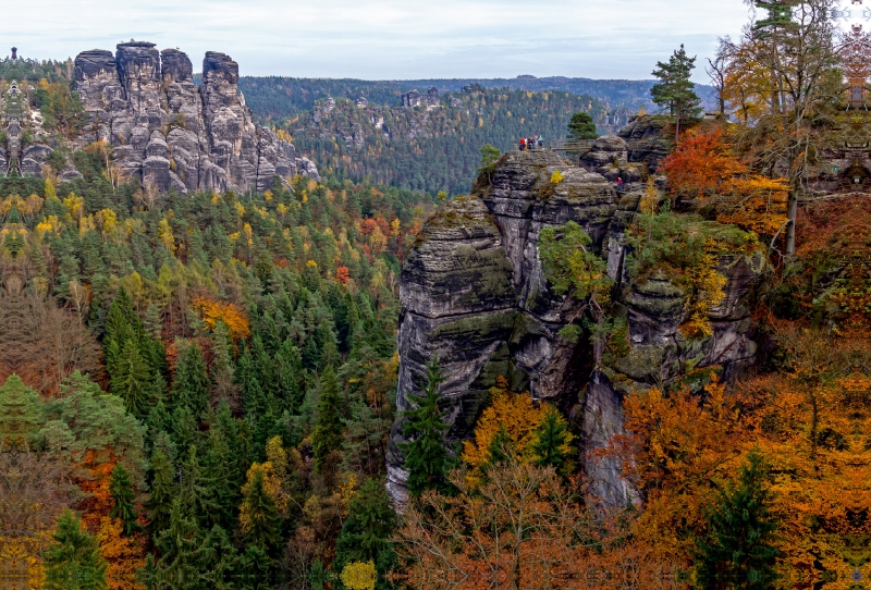 Im Elbsandsteingebirge