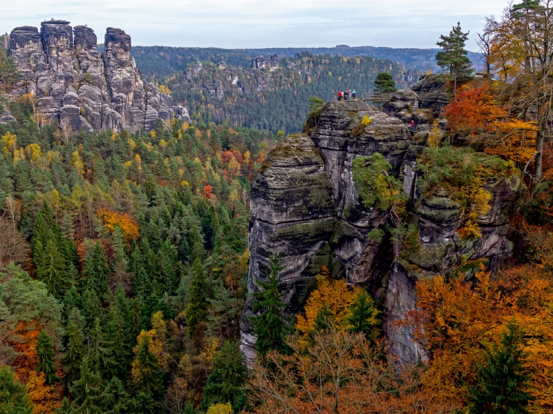 Im Elbsandsteingebirge