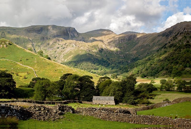 Berglandschaft in Westengland