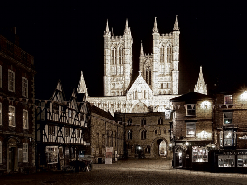 Mittelalterliche Kathedrale in Lincoln