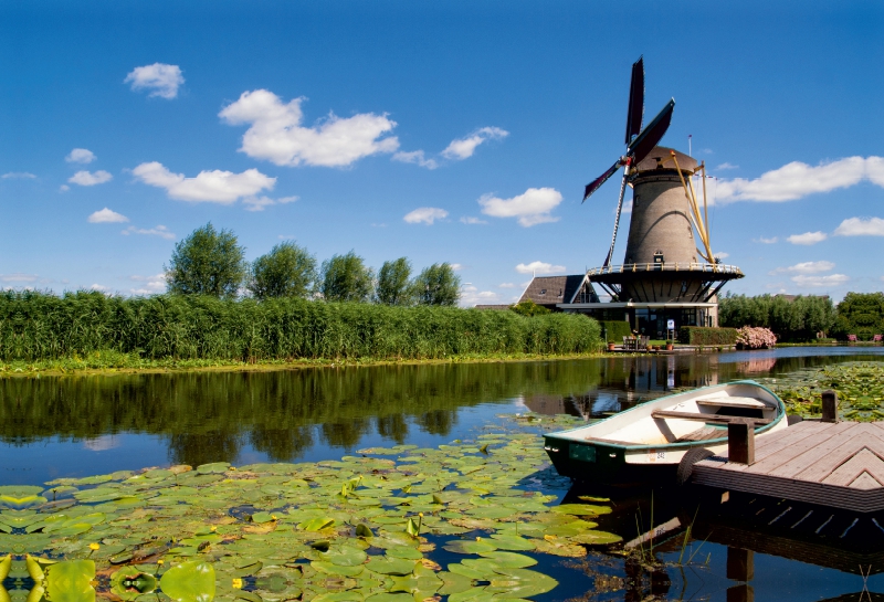 Ein Motiv aus dem Kalender DIE SCHÖNSTEN WINDMÜHLEN IN HOLLAND 2017