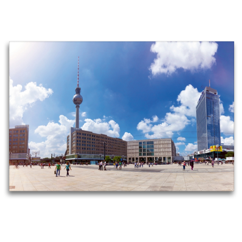 Der Alex! – Blick auf den Alexanderplatz und dem Berliner Wahrzeichen, dem Fernsehturm.