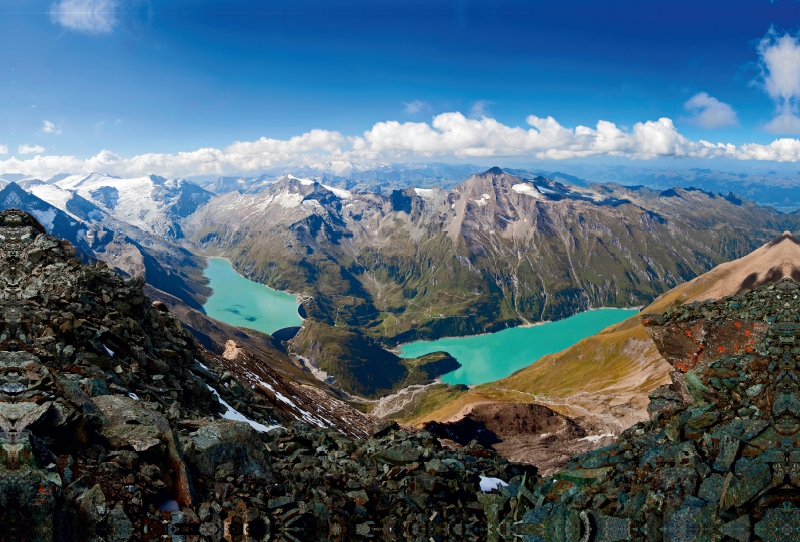 Die Mooserboden Stauseen in Kaprun