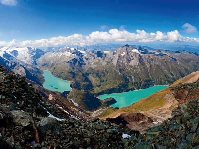 Die Mooserboden Stauseen in Kaprun