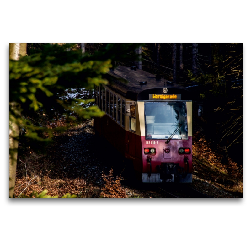 Mit dem HSB-Triebwagen 187 016-1 unterwegs