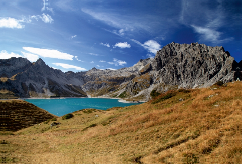 Böser Tritt am Lünersee