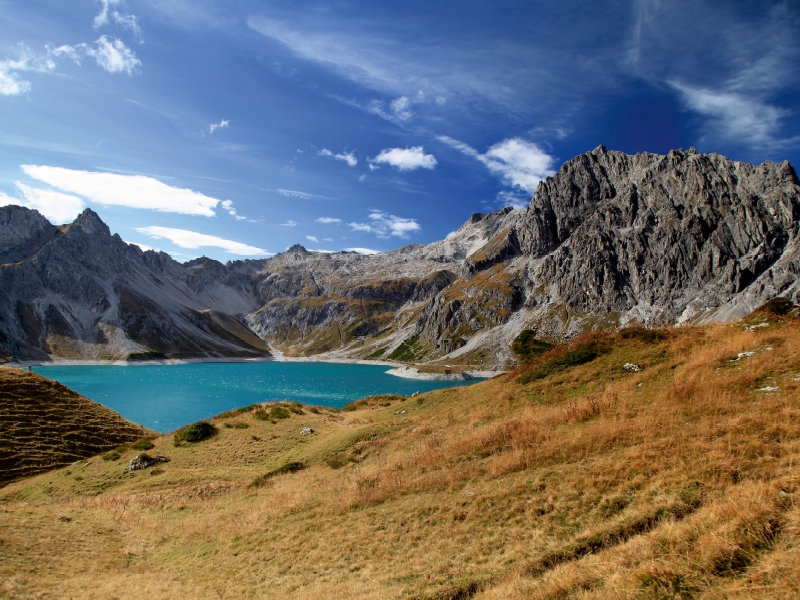 Böser Tritt am Lünersee