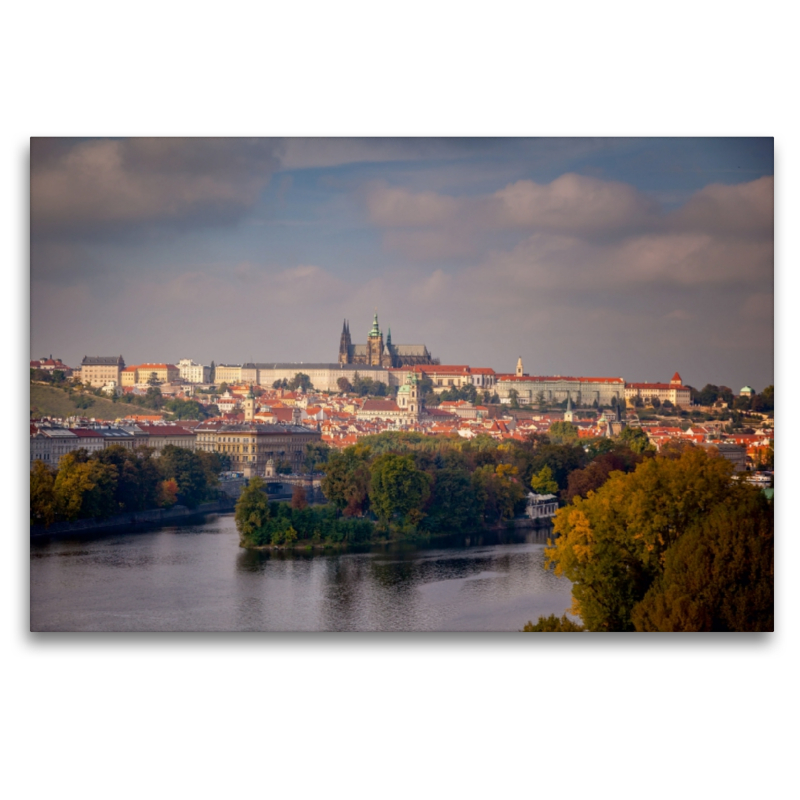 Panorama Prag mit Prager Burg