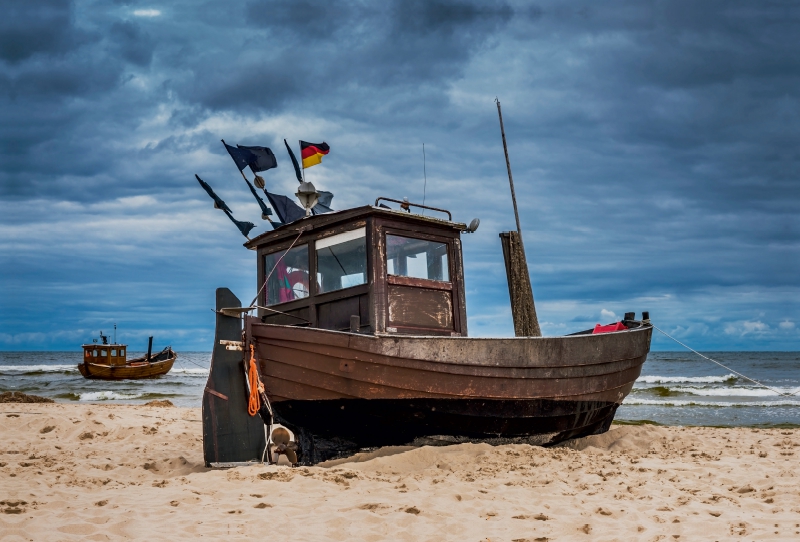 Fischerboote an der Ostsee