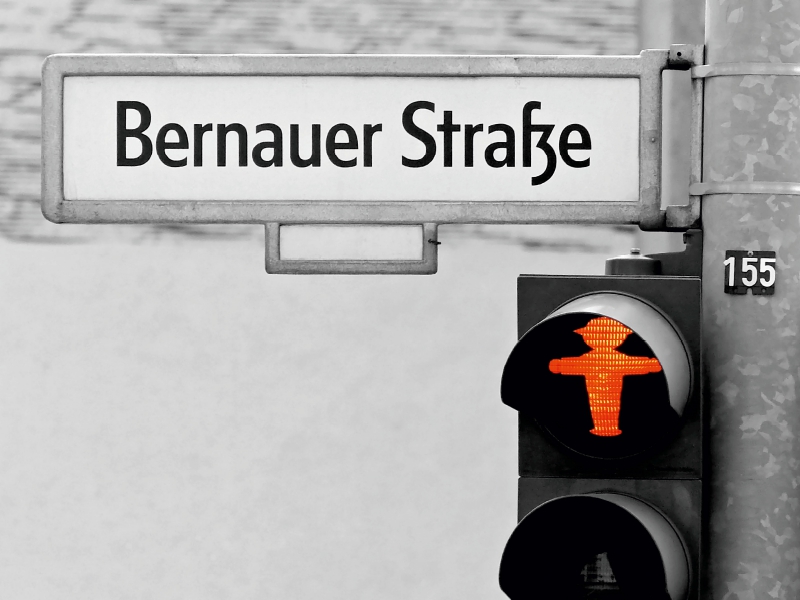 Geschichtsträchtige Straße in Berlin - Bernauer Straße