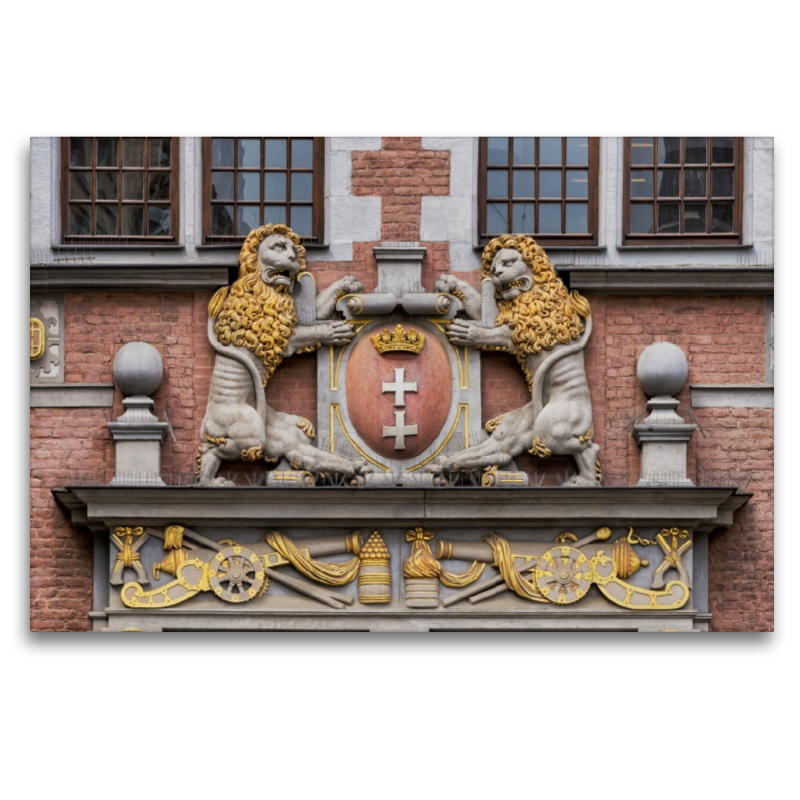 Großwappen der Stadt Danzig am Großen Zeughaus