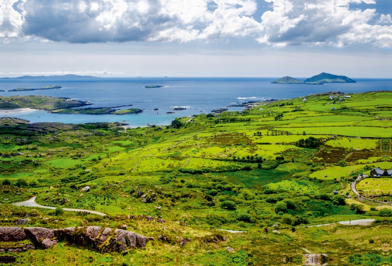 View on Scariff Islands, Ring of Kerry, Irland