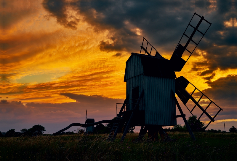 Zeugnis vergangener Tage - Windmühlen auf Öland