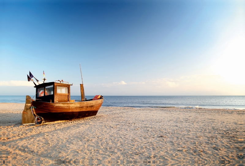 Historischer Fischkutter (Ahlbeck, Usedom)