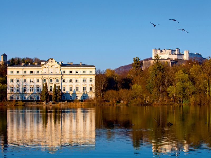 Schloss Leopoldskron und Festung Hohensalzburg