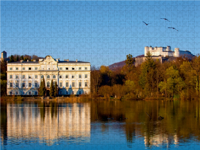 Schloss Leopoldskron und Festung Hohensalzburg