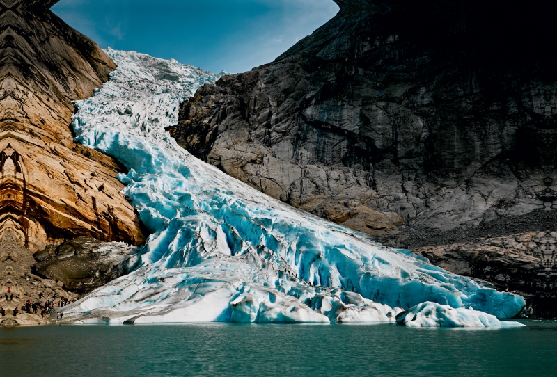 Der Briksdalsbreen - eine der Attraktionen der Region Sogn og Fjordane