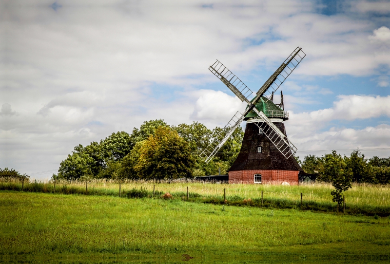 Alte Windmühle nahe Wismar