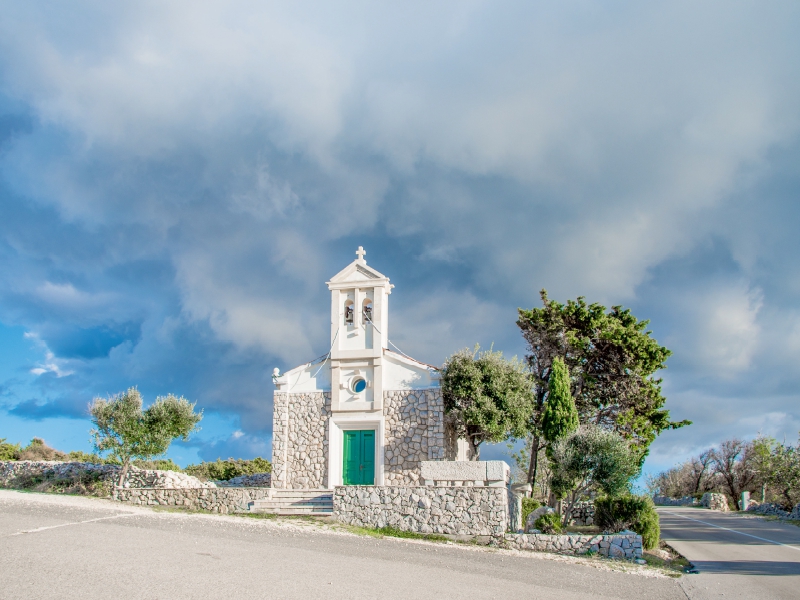 Sv. Vid, Kirche zwischen den Orten Vidasi und Bonaparte auf der Insel Pag