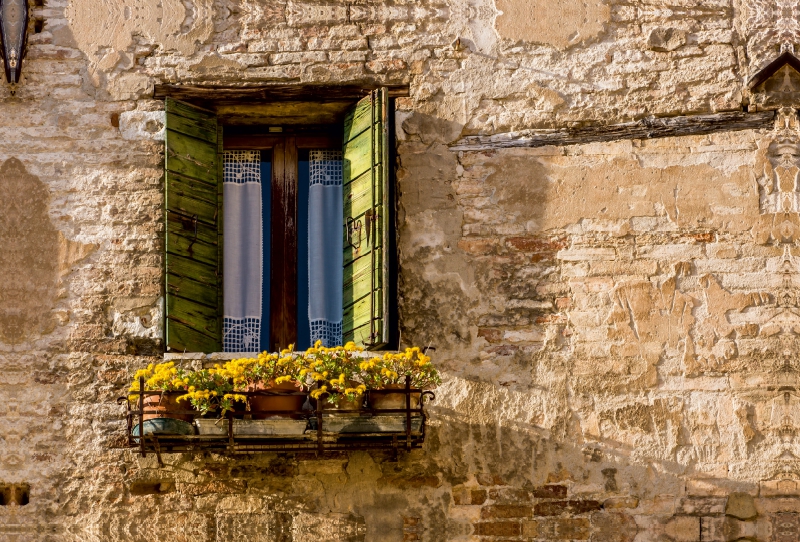 Dai Colori Vivaci - Fenster Italiens: Venedig