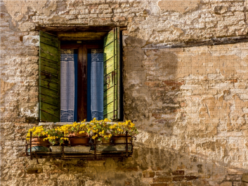 Dai Colori Vivaci - Fenster Italiens: Venedig