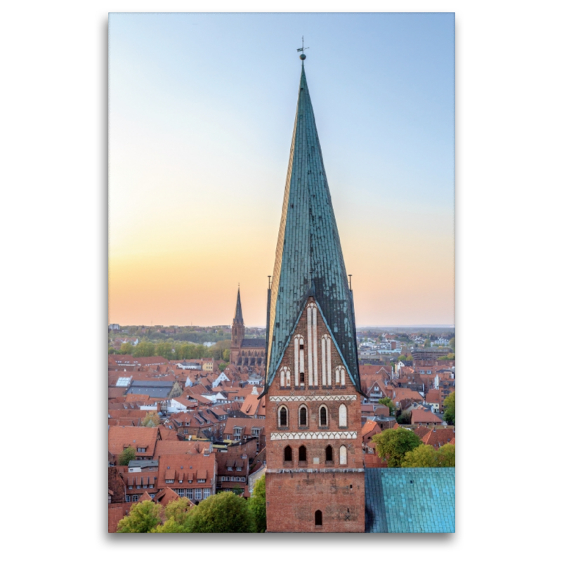 Blick über Lüneburg mit St. Johanniskirche