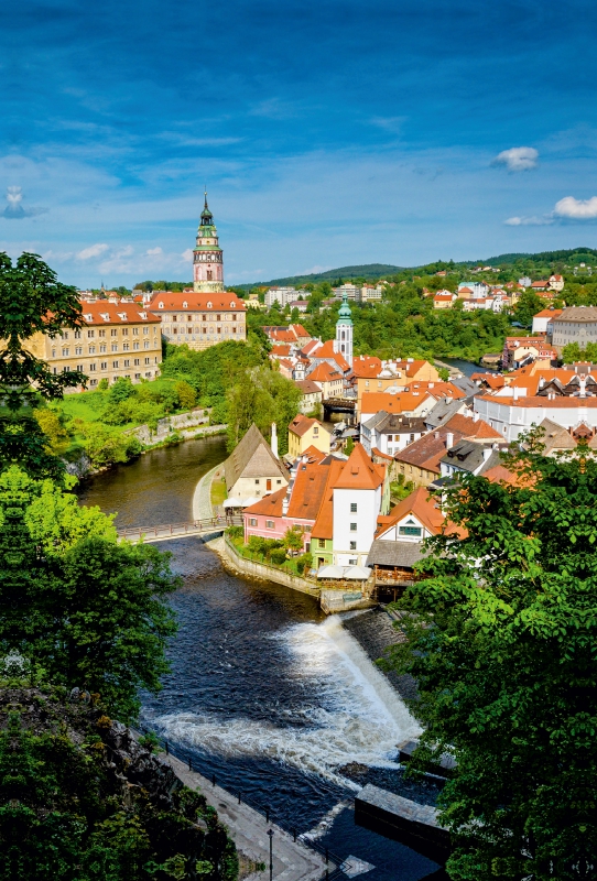 Ein Motiv aus dem Kalender Cesky Krumlov Krumau