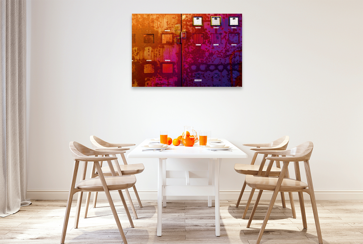 Ein Motiv aus dem Kalender AUSSER BETRIEB - Industriekultur mit PopArt-Einflüssen