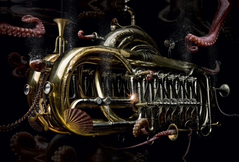 Steampunk trumpet