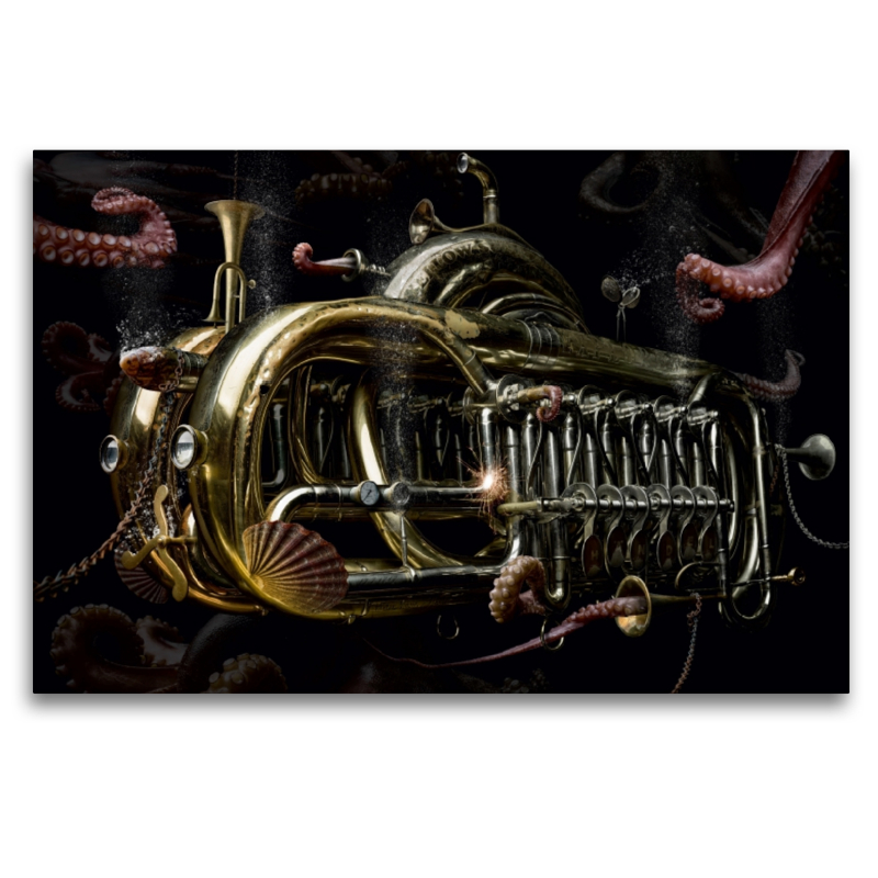 Steampunk trumpet