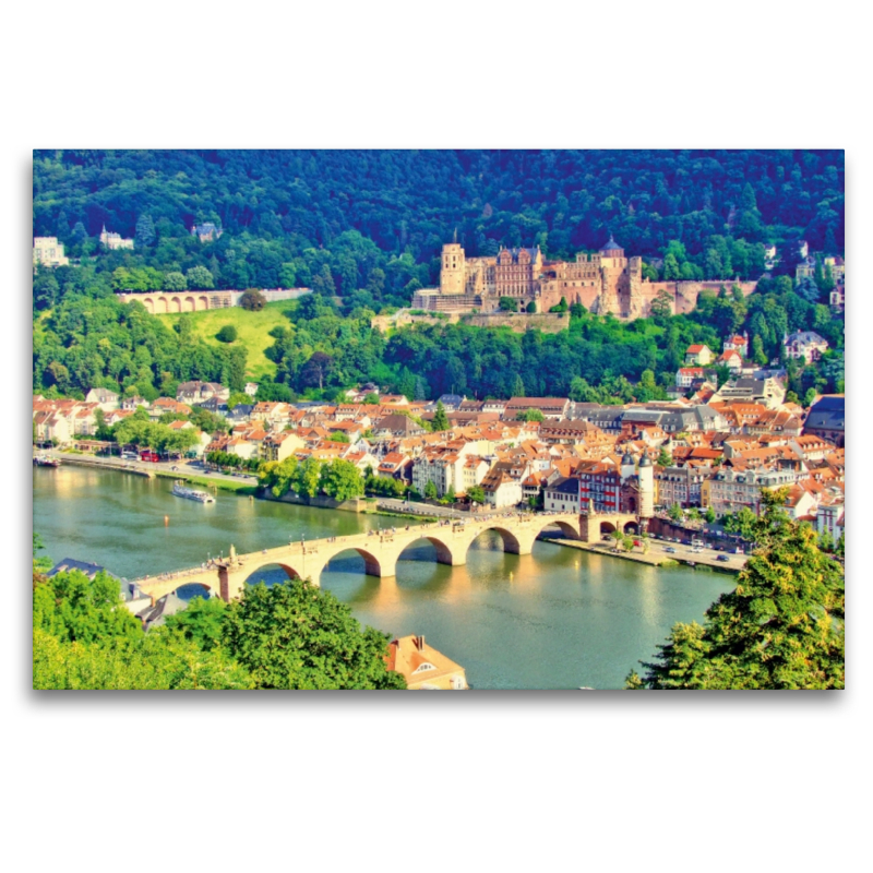 Heidelberger Altstadt mit Schloss