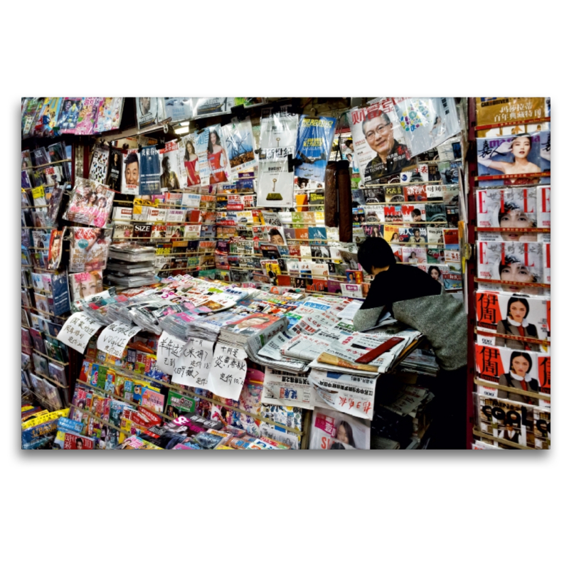 Zeitschriften Kiosk in Shanghai