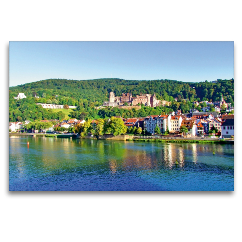 Schloss Heidelberg und Altstadt am Neckar